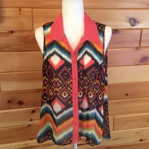 Sleeveless blouse